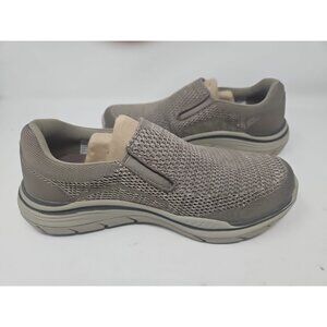 Skechers Expected 2.0 Shoes Mens 7 Taupe Memory Foam 204000WW Arago Sneakers